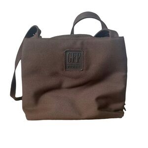 Vintage 90s Gianfranco Ferre Brown Nylon Handbag